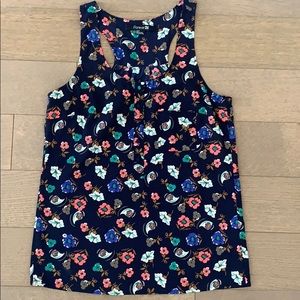 Forever 21 Floral Tank Blouse